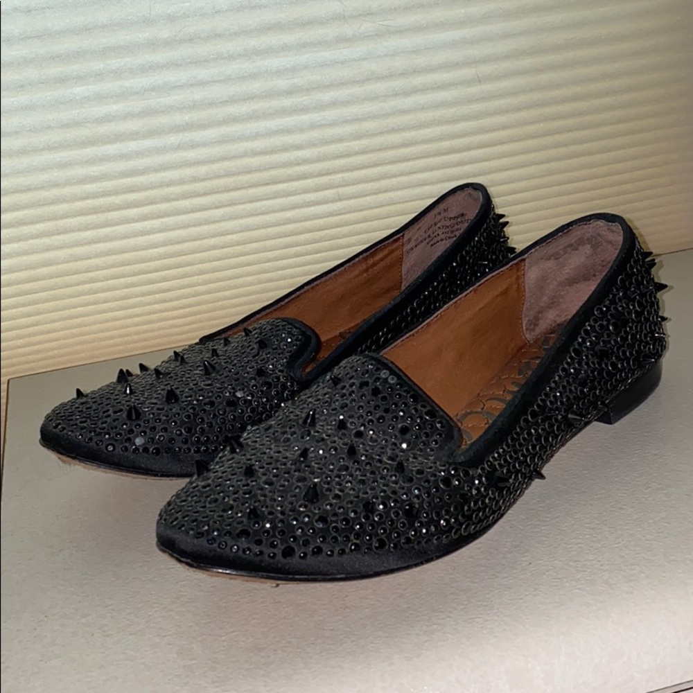 Sam Edelman Spike Loafers- Black 7 1/2